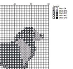 DIY Needlepoint Border Collie Dog Pattern | Digital Chart for Painting Your Own Canvas | Easy Needlepoint PDF | Instant Download | 18 Mesh
