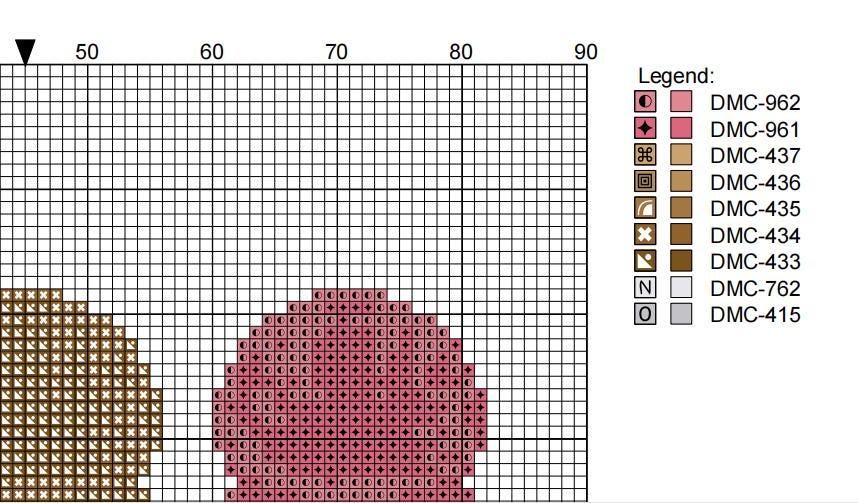 DIY Needlepoint 3 Cones Neopolitan | Digital Chart for Painting Your Own Canvas | Easy Needlepoint PDF | Instant Download | 18 Mesh