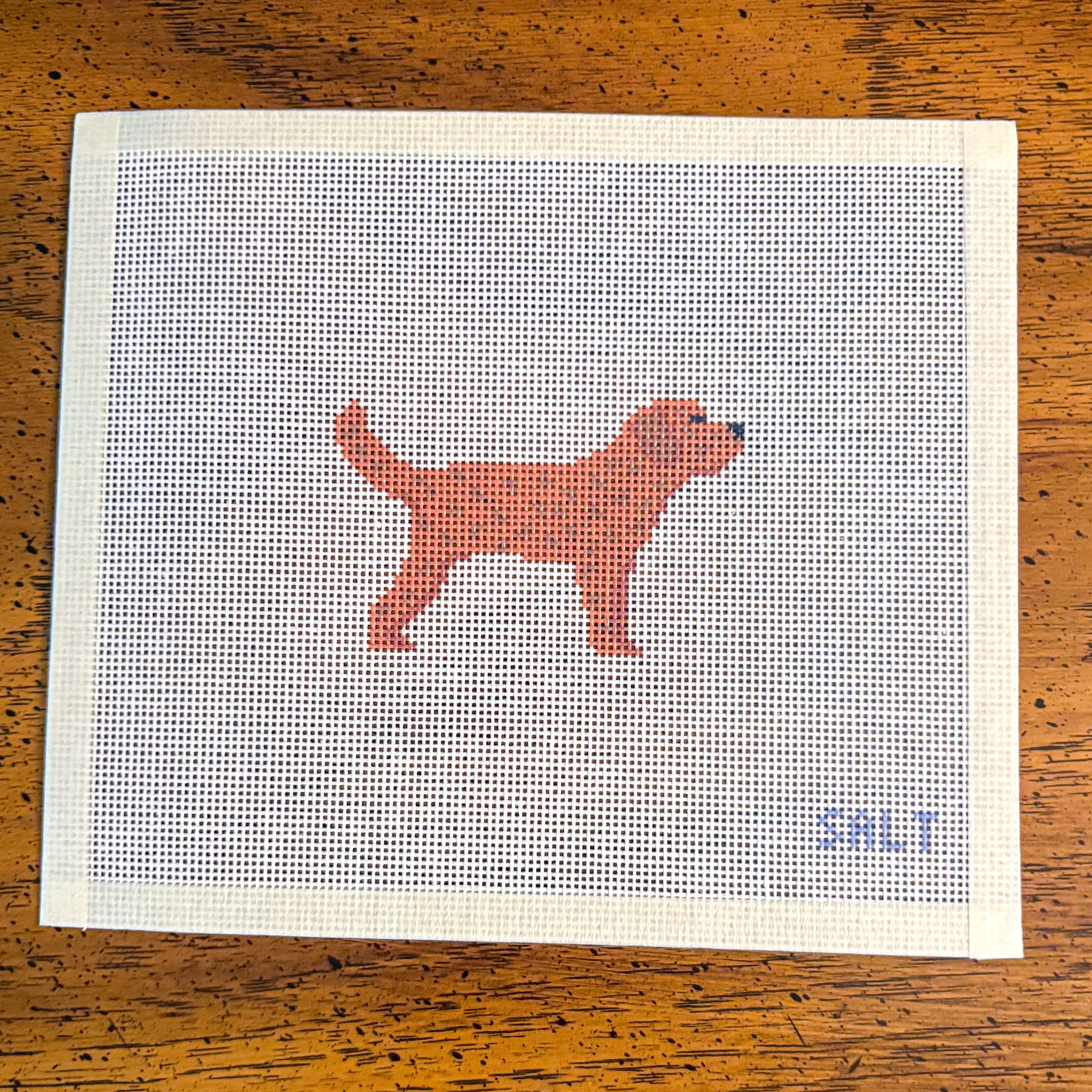 Doodle (Golden) Needlepoint Canvas