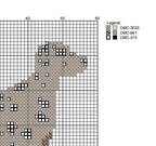 DIY Needlepoint Dalmatian Dog Pattern |Digital Chart for Painting Your Own Canvas| Easy Needlepoint PDF | Instant Download | 18 Mesh
