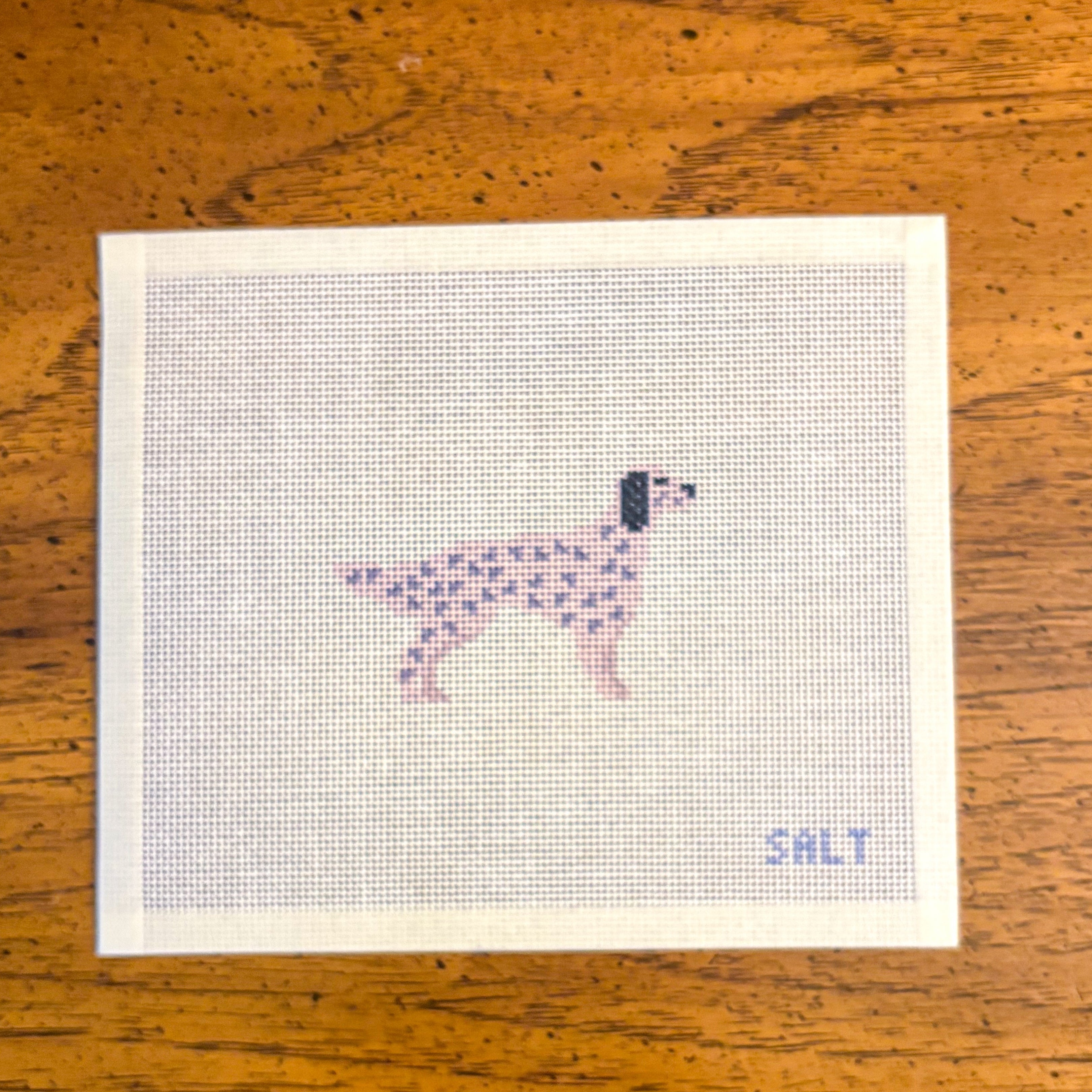 English Setter Dog Needlepoint Canvas