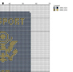 DIY Needlepoint US Passport Pattern | Digital Chart for Painting Your Own Canvas | Easy Needlepoint PDF | Instant Download | 18 Mesh