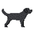 DIY Needlepoint Doodle Dog (Black) Pattern |Digital Chart for Painting Your Own Canvas| Easy Needlepoint PDF | Instant Download | 18 Mesh