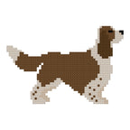 DIY Needlepoint Springer Spaniel Pattern | Digital Chart for Painting Your Own Canvas| Easy Needlepoint PDF | Instant Download | 18 Mesh