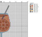 DIY Needlepoint Aperol Spritz Pattern | Digital Chart for Painting Your Own Canvas | Easy Needlepoint PDF | Instant Download | 18 Mesh