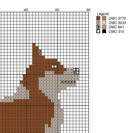 DIY Needlepoint Corgie (Brown) Pattern |Digital Chart for Painting Your Own Canvas| Easy Needlepoint PDF | Instant Download | 18 Mesh