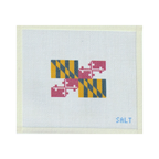 Maryland Flag Needlepoint Canvas