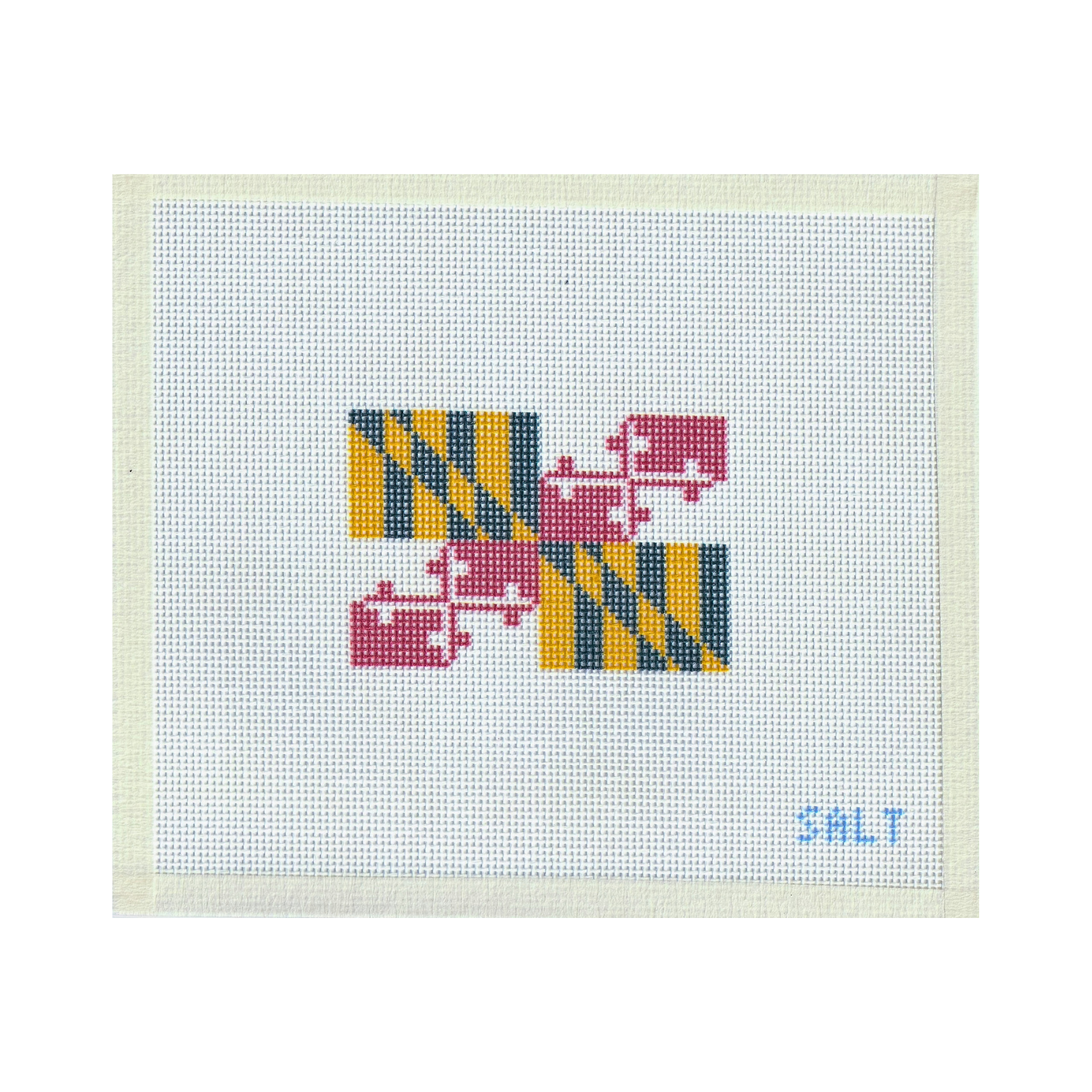 Maryland Flag Needlepoint Canvas