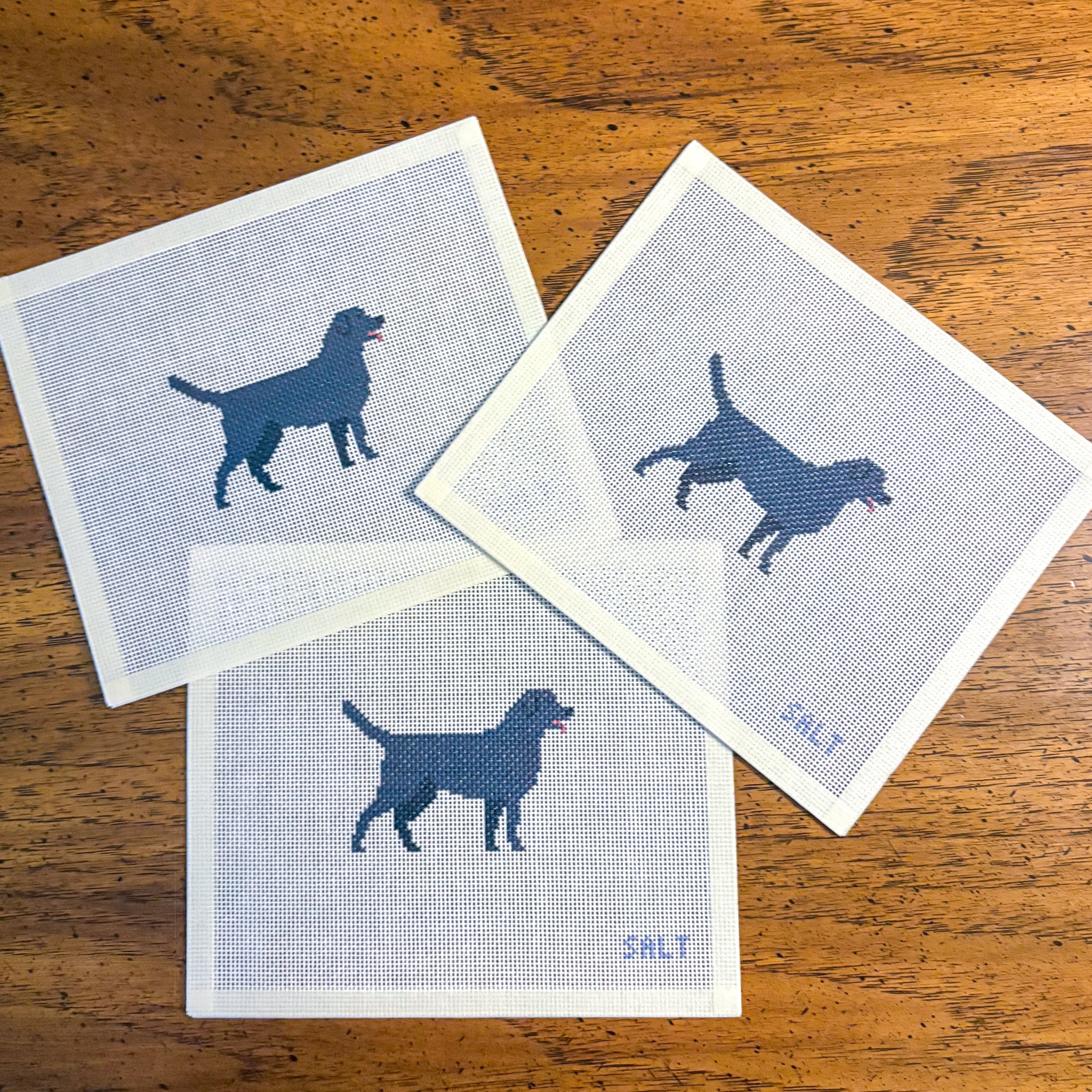 Black Lab Needlepoint Canvas