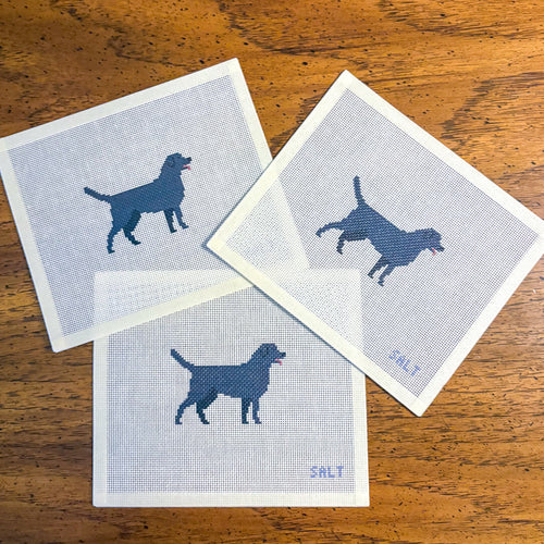 Black Lab Needlepoint Canvas