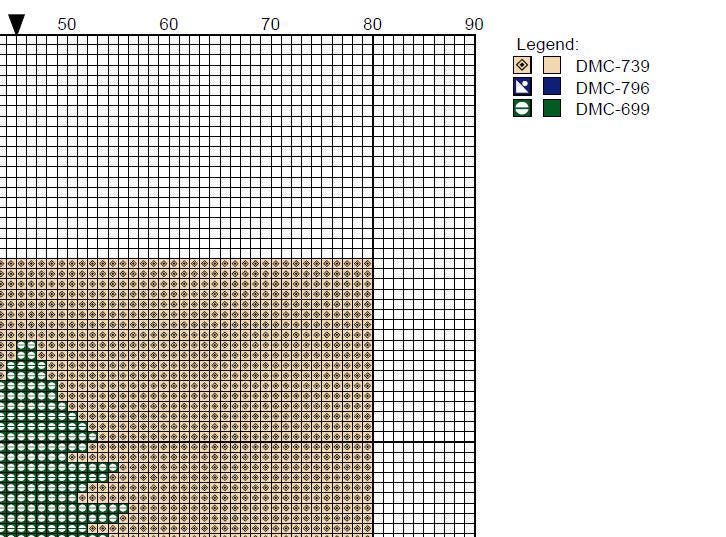 DIY Needlepoint Maine State Flag Pattern | Digital Chart for Painting Your Own Canvas | Easy Needlepoint PDF | Instant Download | 18 Mesh
