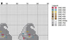 DIY Needlepoint 3 Cones Vanilla Rainbow | Digital Chart for Painting Your Own Canvas | Easy Needlepoint PDF | Instant Download | 18 Mesh