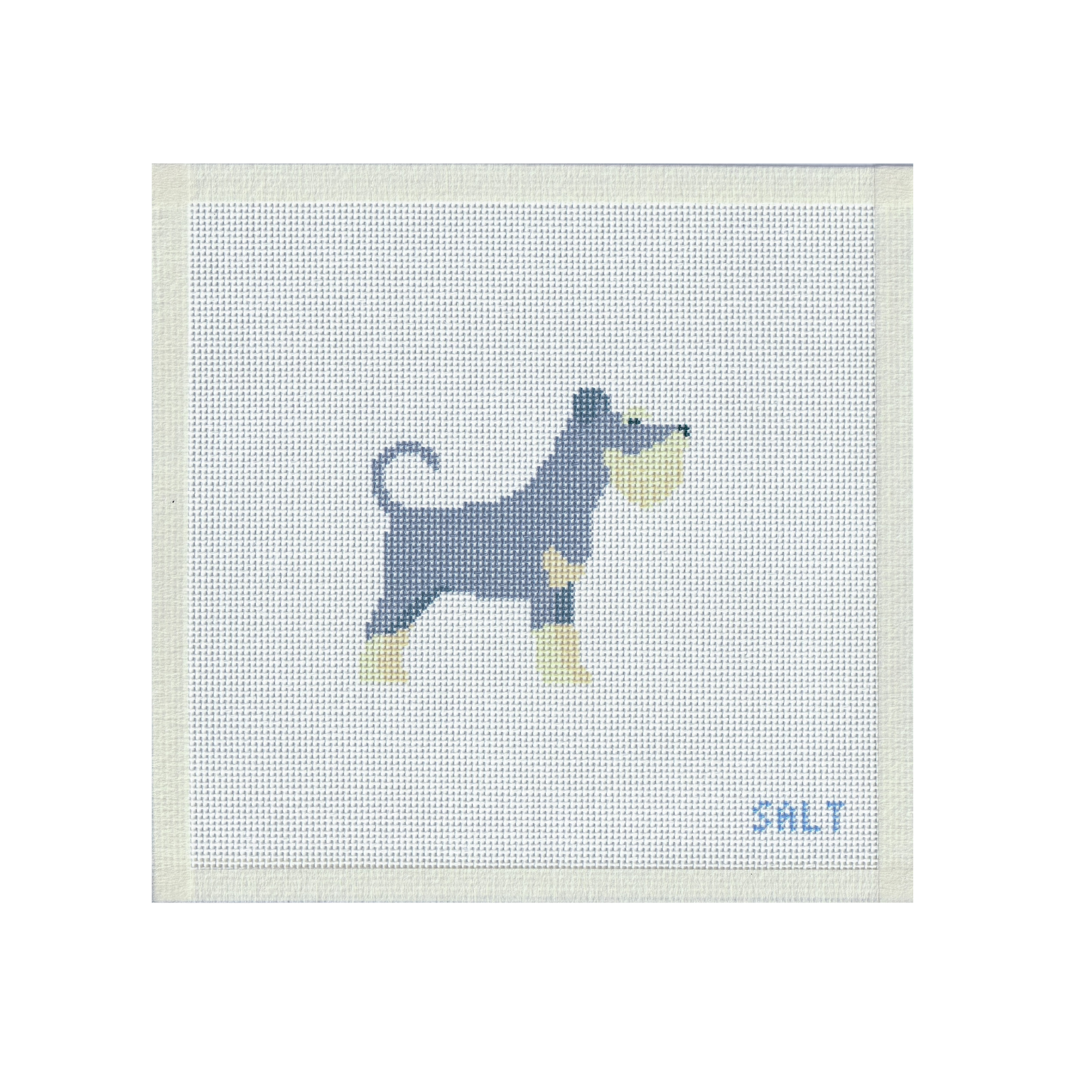 Schnauzer Needlepoint Canvas