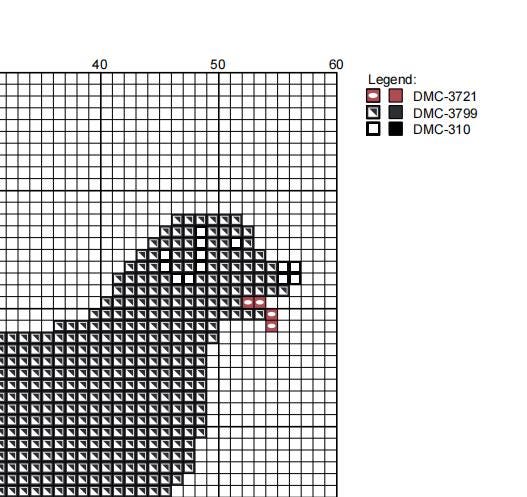 DIY Needlepoint Black Lab Dog Pattern | Digital Chart for Painting Your Own Canvas | Easy Needlepoint PDF | Instant Download | 18 Mesh