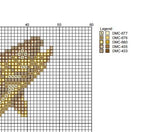 DIY Needlepoint Jumping Rainbow Trout | Digital Chart for Painting Your Own Canvas| Easy Needlepoint PDF | Instant Download | 18 Mesh