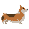 DIY Needlepoint Corgie (Tri-color) Pattern |Digital Chart for Painting Your Own Canvas| Easy Needlepoint PDF | Instant Download | 18 Mesh