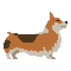 DIY Needlepoint Corgie (Tri-color) Pattern |Digital Chart for Painting Your Own Canvas| Easy Needlepoint PDF | Instant Download | 18 Mesh