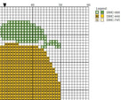 DIY Needlepoint Lemon Pattern | Digital Chart for Painting Your Own Canvas | Easy Needlepoint PDF | Instant Download | 18 Mesh