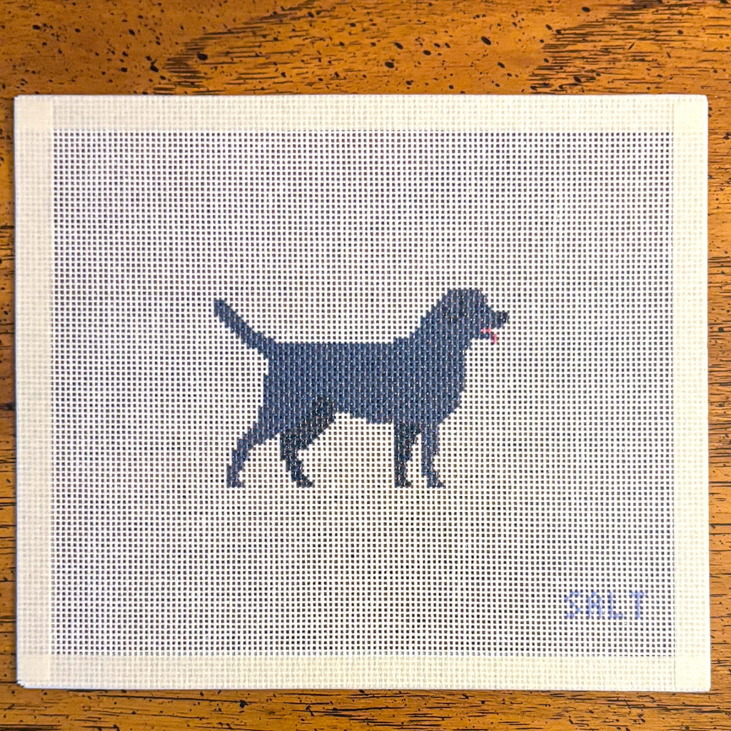 Black Lab Needlepoint Canvas