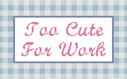 DIY Needlepoint Too Cute For Work Pattern | Digital Chart for Painting Your Own Canvas | Easy Needlepoint PDF | Instant Download | 18 Mesh