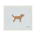 Doodle (Golden) Needlepoint Canvas