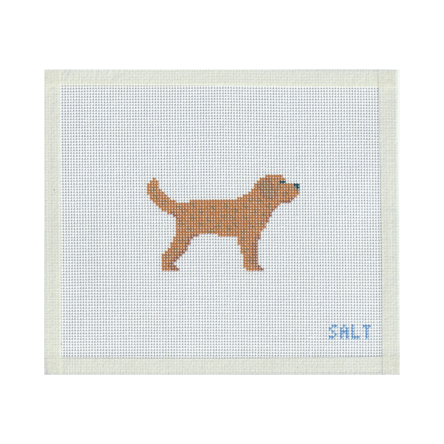 Doodle (Golden) Needlepoint Canvas