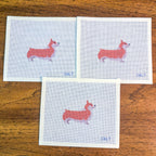 Corgi (Brown) Needlepoint Canvas