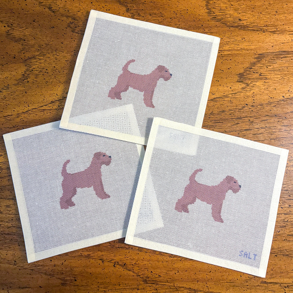 Wheaten Terrier Needlepoint Canvas