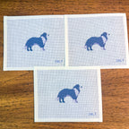 Border Collie Needlepoint Canvas