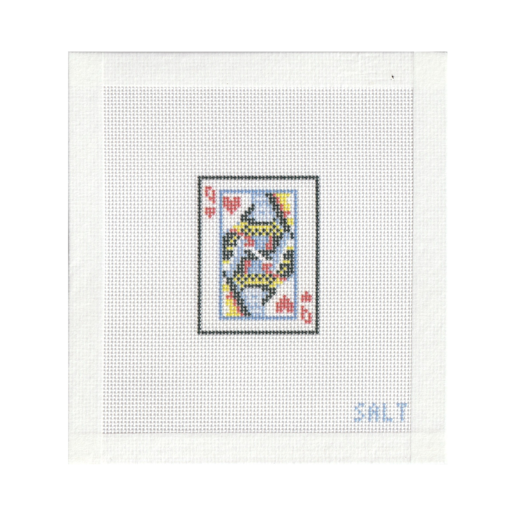 Queen of Hearts Needlepoint Canvas