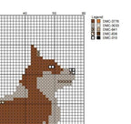 DIY Needlepoint Corgie (Tri-color) Pattern |Digital Chart for Painting Your Own Canvas| Easy Needlepoint PDF | Instant Download | 18 Mesh