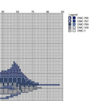 DIY Needlepoint Marlin Fish Pattern | Digital Chart for Painting Your Own Canvas| Easy Needlepoint PDF | Instant Download | 18 Mesh