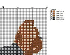 DIY Needlepoint Yorkie Pattern | Digital Chart for Painting Your Own Canvas | Easy Needlepoint PDF | Instant Download | 18 Mesh