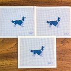 Springer Spaniel (Black & White) Needlepoint Canvas