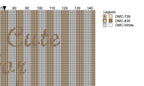 DIY Needlepoint Too Cute For Mondays | Digital Chart for Painting Your Own Canvas | Easy Needlepoint PDF | Instant Download | 18 Mesh