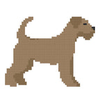 DIY Needlepoint Wheaten Terrier Pattern | Digital Chart for Painting Your Own Canvas | Easy Needlepoint PDF | Instant Download | 18 Mesh