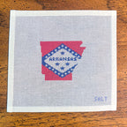 Arkansas Outline Needlepoint Canvas