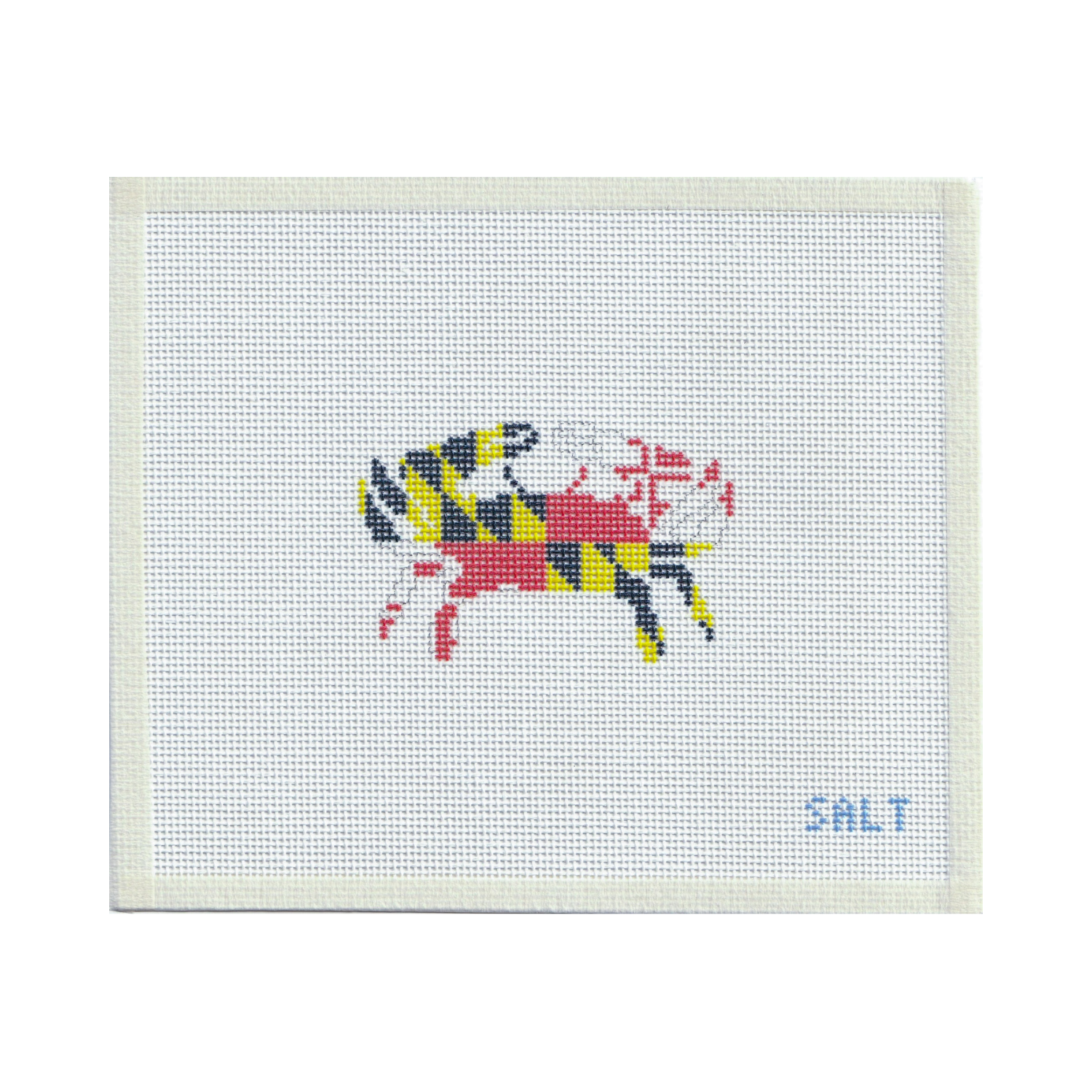 Maryland Crab Needlepoint Canvas