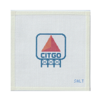Citgo Sign Needlepoint Canvas