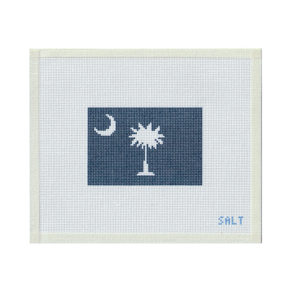 South Carolina Flag Needlepoint Canvas