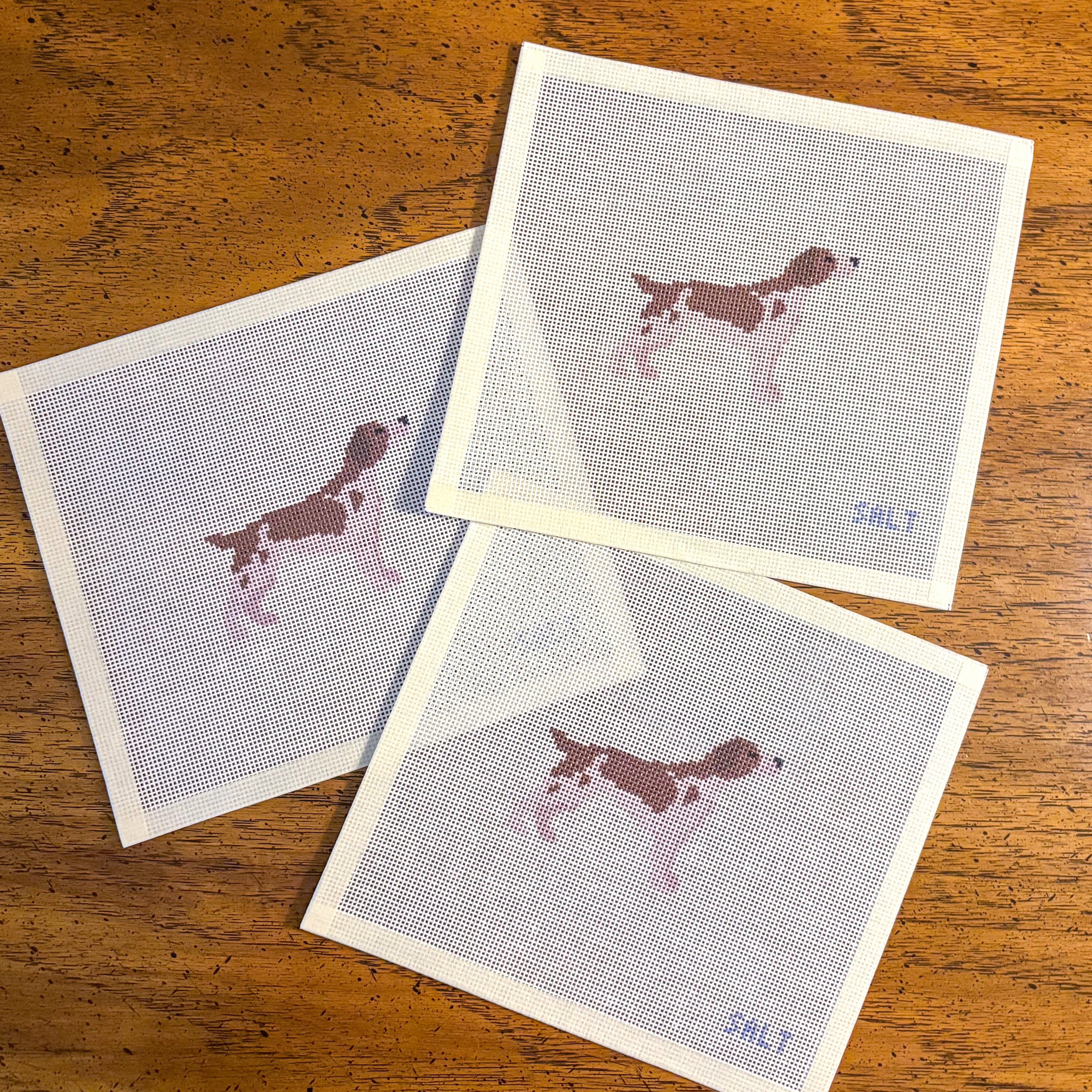 Brittany Spaniel Needlepoint Canvas