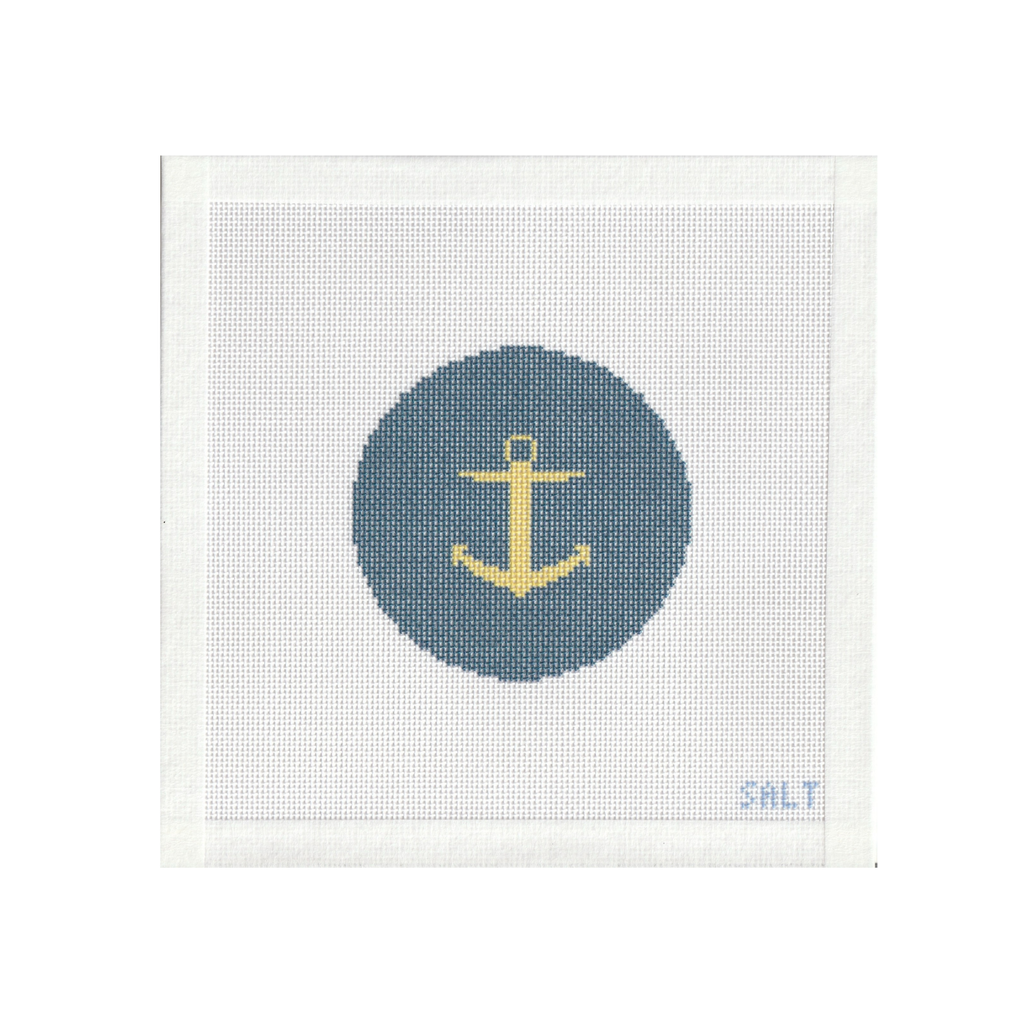 Anchor Ornament Needlepoint Canvas