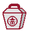 DIY Needlepoint Takeout Container Pattern | Digital Chart for Painting Your Own Canvas | Easy Needlepoint PDF | Instant Download | 18 Mesh