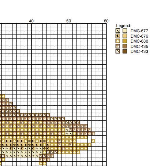 DIY Needlepoint Brown Trout | Digital Chart for Painting Your Own Canvas| Easy Needlepoint PDF | Instant Download | 18 Mesh