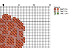 DIY Needlepoint Carnation Flower Pattern | Digital Chart for Painting Your Own Canvas | Easy Needlepoint PDF | Instant Download | 18 Mesh