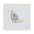 An Oyster on the Half Shell Needlepoint Canvas