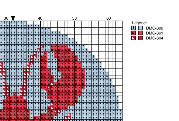 DIY Needlepoint Lobster Ornament Pattern | Digital Chart for Painting Your Own Canvas | Easy Needlepoint PDF | Instant Download | 18 Mesh