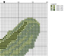 DIY Needlepoint Pickle Pattern | Digital Chart for Painting Your Own Canvas | Easy Needlepoint PDF | Instant Download | 18 Mesh