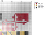 DIY Needlepoint Maryland Flag Pattern | Digital Chart for Painting Your Own Canvas | Easy Needlepoint PDF | Instant Download | 18 Mesh