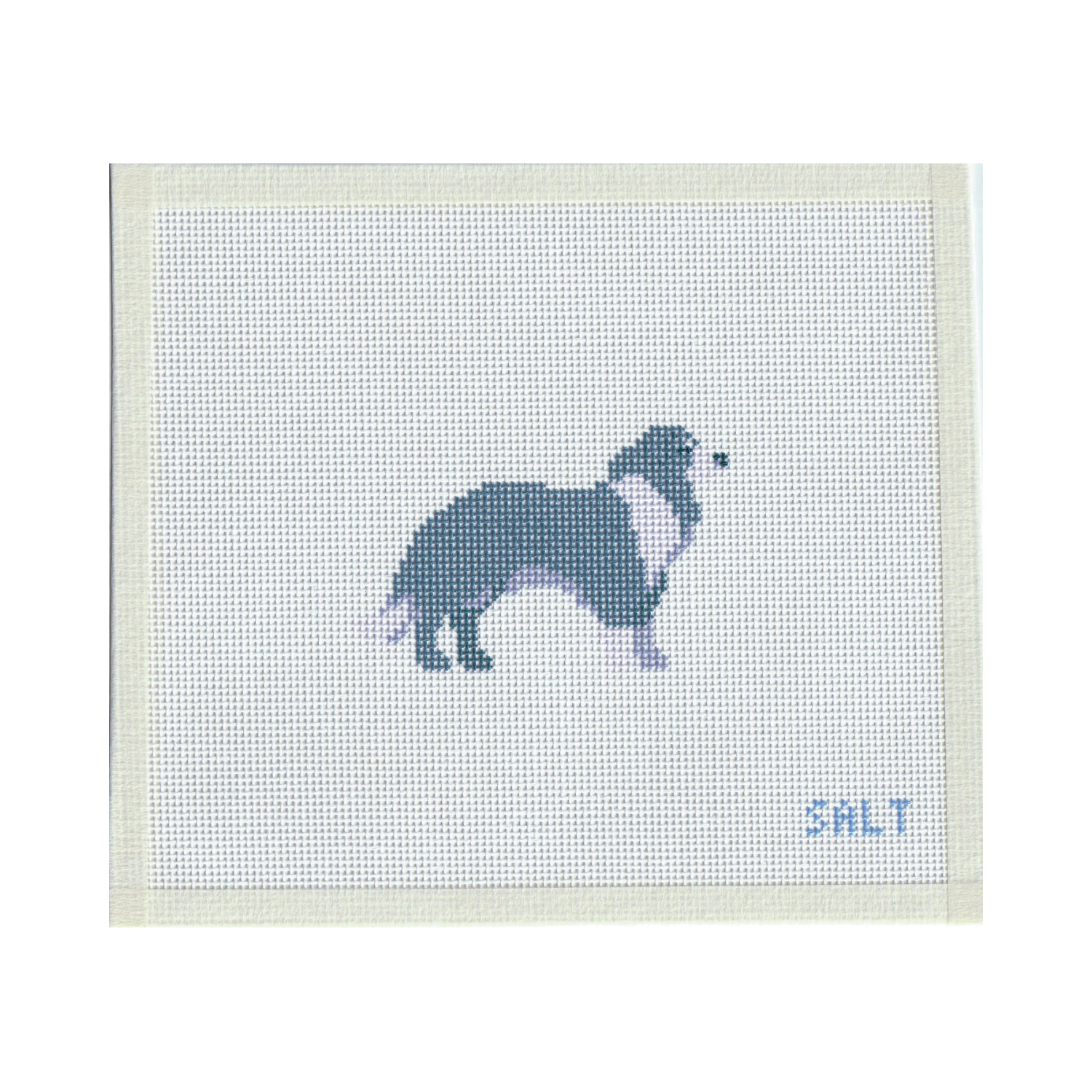 Border Collie Needlepoint Canvas